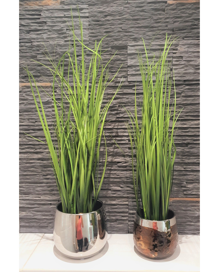 TRAWA SZTUCZNA ROŚLINA W DONICZCE SZTUCZNE KWIATY FEJKA 50CM