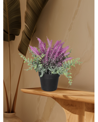 WRZOS W DONICZCE SZTUCZNE KWIATY ROŚLINY 23 CM