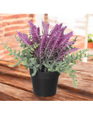 WRZOS W DONICZCE SZTUCZNE KWIATY ROŚLINY 23 CM