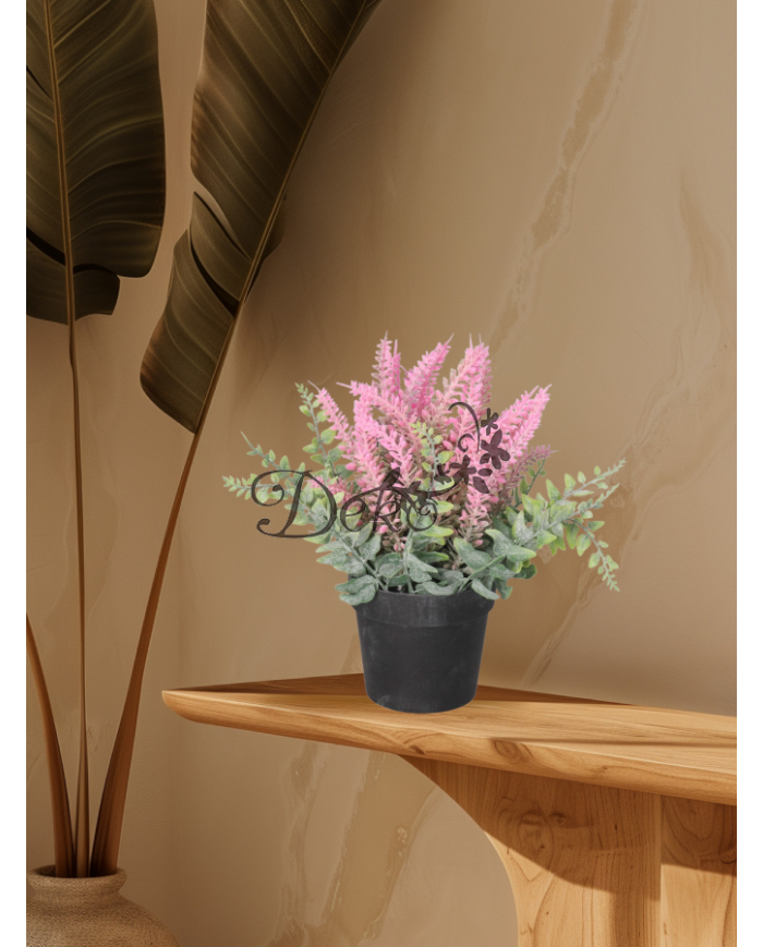 WRZOS W DONICZCE SZTUCZNE KWIATY ROŚLINY 23 CM