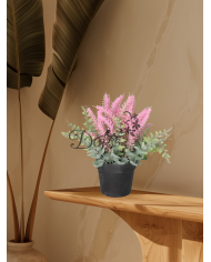 WRZOS W DONICZCE SZTUCZNE KWIATY ROŚLINY 23 CM