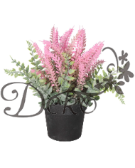 WRZOS W DONICZCE SZTUCZNE KWIATY ROŚLINY 23 CM