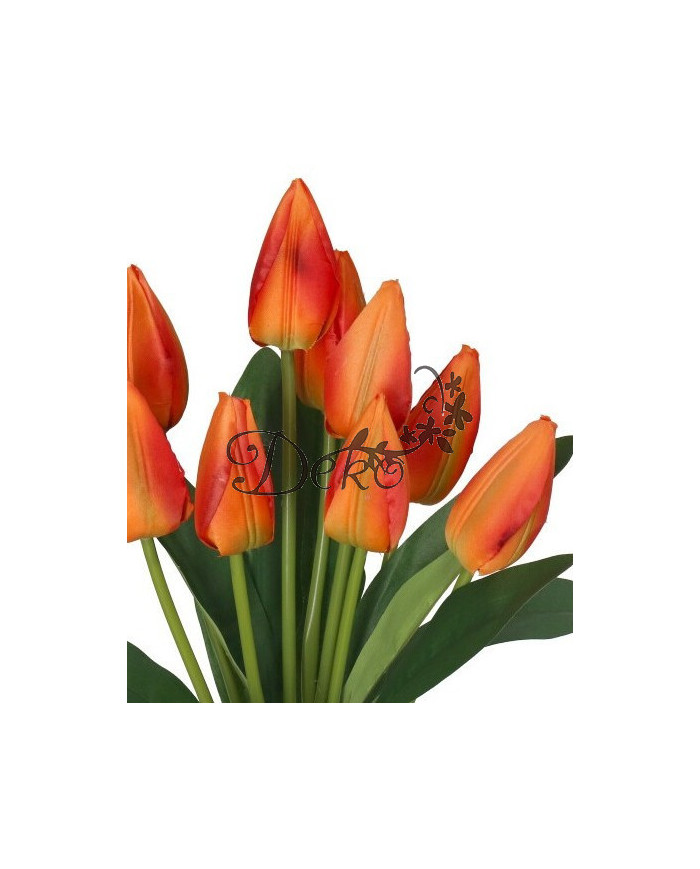TULIPANY BUKIET TULIPANÓW SZTUCZNE KWIATY 45CM 9GAŁ