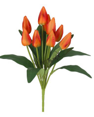 TULIPANY BUKIET TULIPANÓW SZTUCZNE KWIATY 45CM 9GAŁ