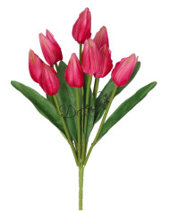 TULIPANY BUKIET TULIPANÓW SZTUCZNE KWIATY 45CM 9GAŁ