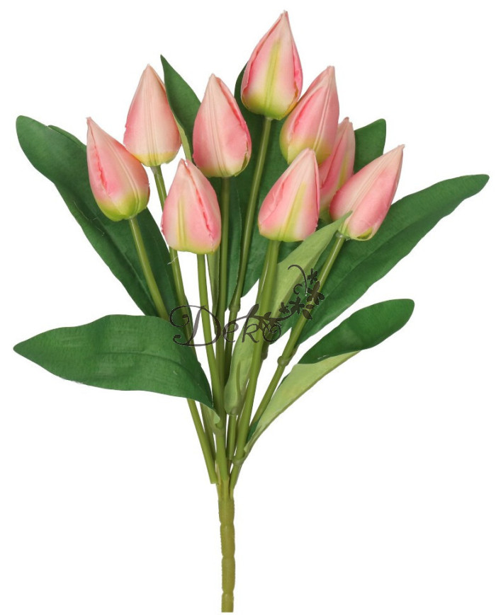 TULIPANY BUKIET TULIPANÓW SZTUCZNE KWIATY 45CM 9GAŁ