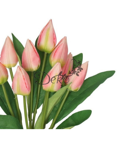 TULIPANY BUKIET TULIPANÓW SZTUCZNE KWIATY 45CM 9GAŁ