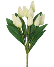 TULIPANY BUKIET TULIPANÓW SZTUCZNE KWIATY 45CM 9GAŁ