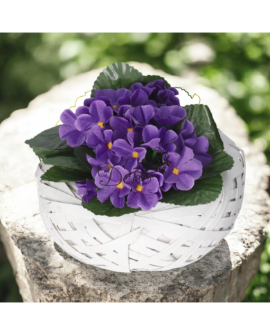 SZTUCZNE KWIATY JAK ŻYWE FIOŁEK FIOŁKI WYSOKA JAKOŚĆ 20CM