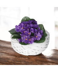 SZTUCZNE KWIATY JAK ŻYWE FIOŁEK FIOŁKI WYSOKA JAKOŚĆ 20CM