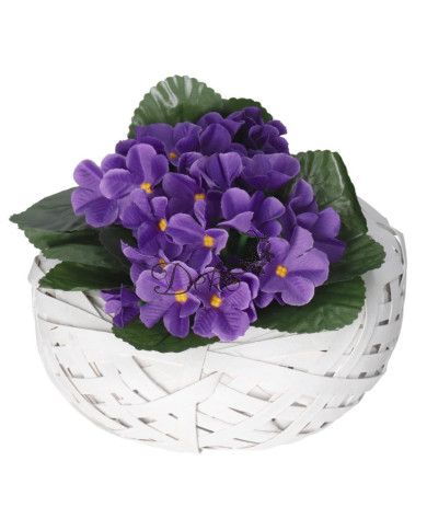 SZTUCZNE KWIATY JAK ŻYWE FIOŁEK FIOŁKI WYSOKA JAKOŚĆ 20CM