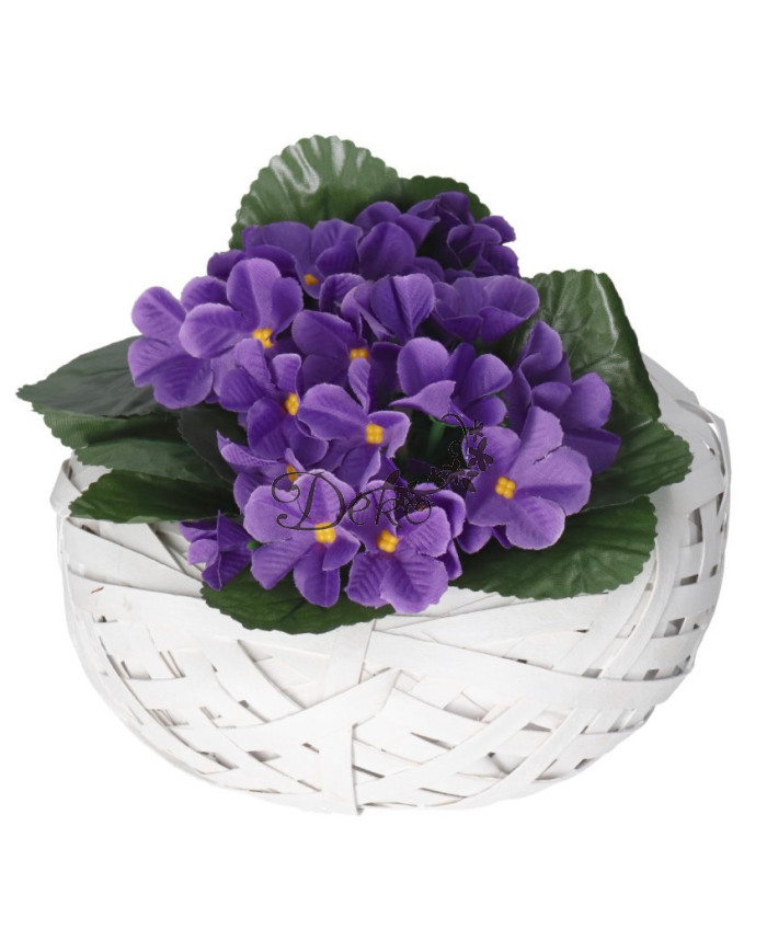 SZTUCZNE KWIATY JAK ŻYWE FIOŁEK FIOŁKI WYSOKA JAKOŚĆ 20CM