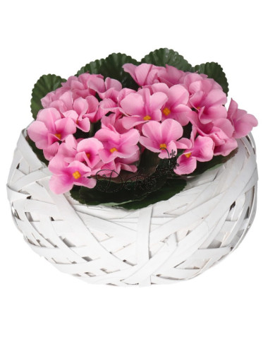 SZTUCZNE KWIATY JAK ŻYWE FIOŁEK FIOŁKI WYSOKA JAKOŚĆ 20CM