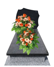 STROIK NA GRÓB KOMPOZYCJA DUŻA SZTUCZNE KWIATY