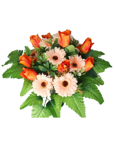 STROIK NA GRÓB DUŻY KOMPOZYCJA SZTUCZNE KWIATY DO WAZONU