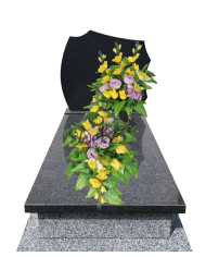 STROIK NA GRÓB DUŻY KOMPOZYCJA SZTUCZNE KWIATY DO WAZONU