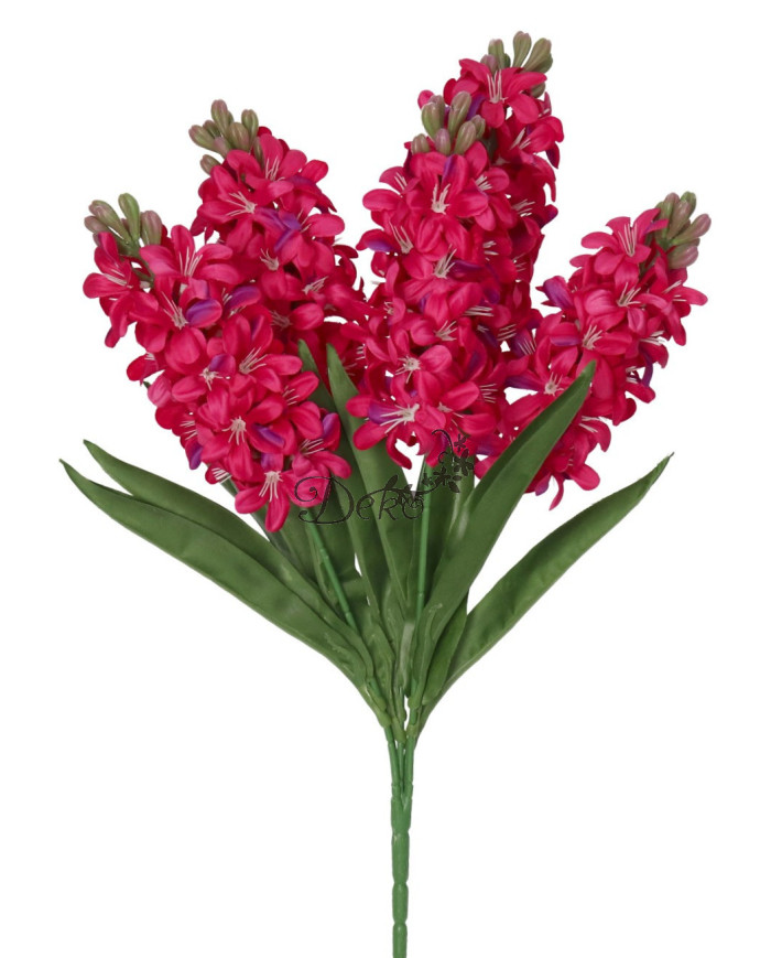 Hiacynty w bukiecie sztuczne kwiaty jak żywe 49cm