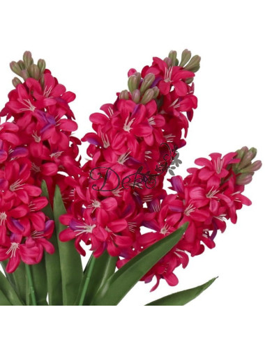 Hiacynty w bukiecie sztuczne kwiaty jak żywe 49cm