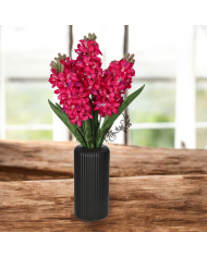 Hiacynty w bukiecie sztuczne kwiaty jak żywe 49cm