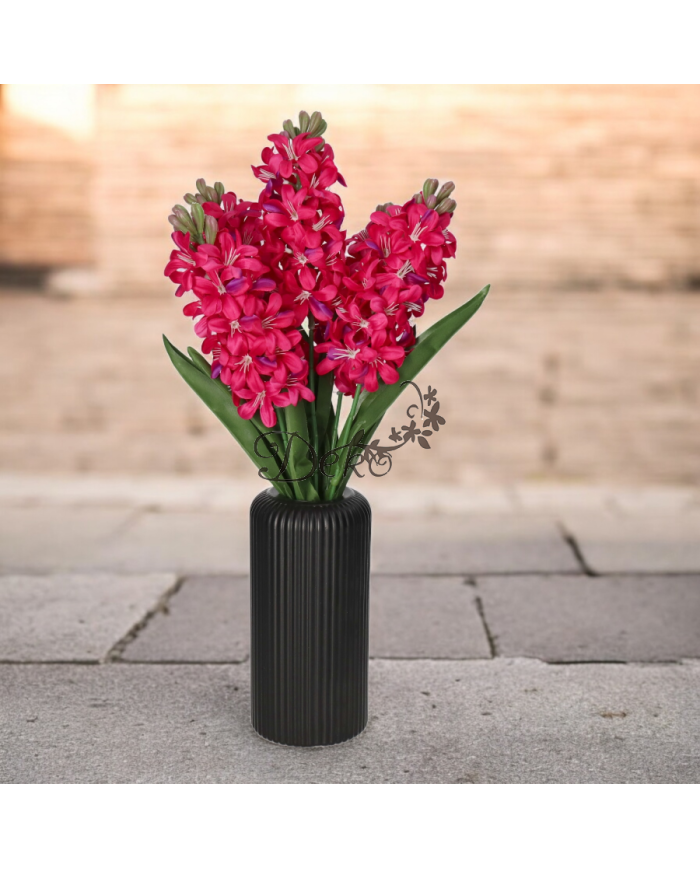 Hiacynty w bukiecie sztuczne kwiaty jak żywe 49cm