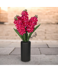 Hiacynty w bukiecie sztuczne kwiaty jak żywe 49cm
