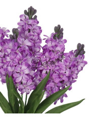 Hiacynty w bukiecie sztuczne kwiaty jak żywe 49cm