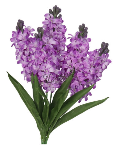 Hiacynty w bukiecie sztuczne kwiaty jak żywe 49cm
