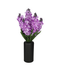 Hiacynty w bukiecie sztuczne kwiaty jak żywe 49cm