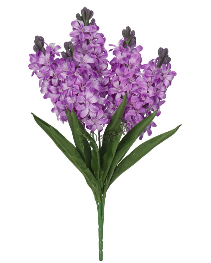 Hiacynty w bukiecie sztuczne kwiaty jak żywe 49cm