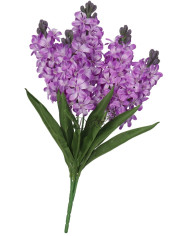 Hiacynty w bukiecie sztuczne kwiaty jak żywe 49cm