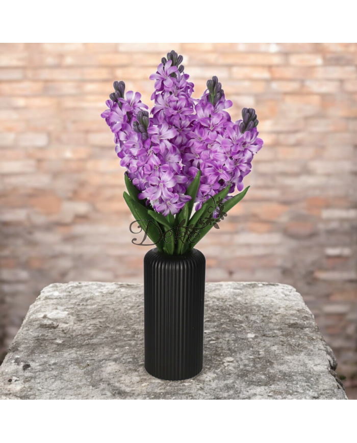 Hiacynty w bukiecie sztuczne kwiaty jak żywe 49cm