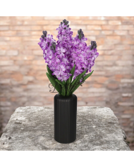 Hiacynty w bukiecie sztuczne kwiaty jak żywe 49cm