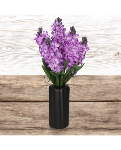 Hiacynty w bukiecie sztuczne kwiaty jak żywe 49cm