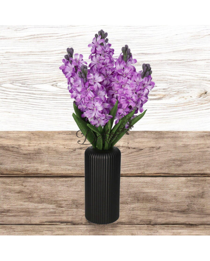 Hiacynty w bukiecie sztuczne kwiaty jak żywe 49cm