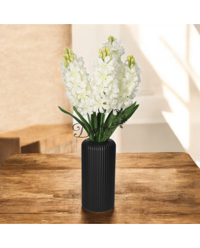 Hiacynty w bukiecie sztuczne kwiaty jak żywe 49cm
