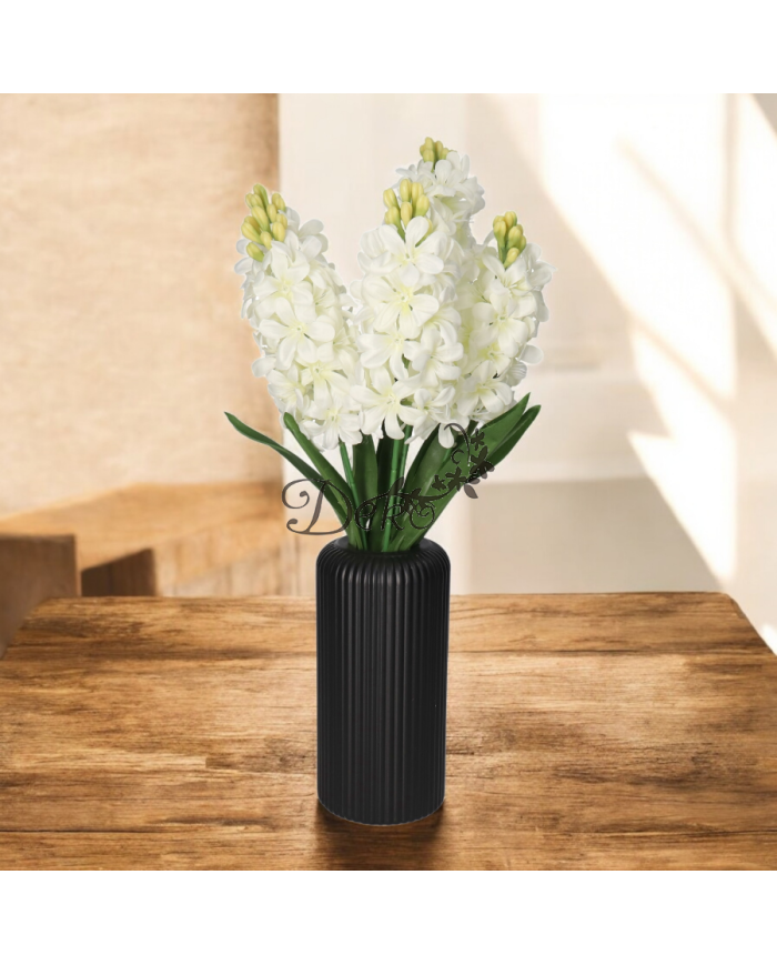 Hiacynty w bukiecie sztuczne kwiaty jak żywe 49cm