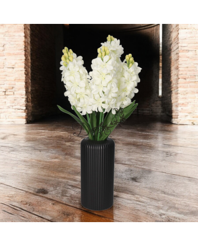 Hiacynty w bukiecie sztuczne kwiaty jak żywe 49cm