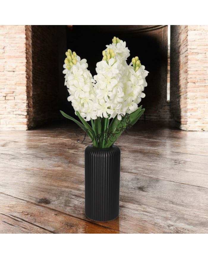 Hiacynty w bukiecie sztuczne kwiaty jak żywe 49cm