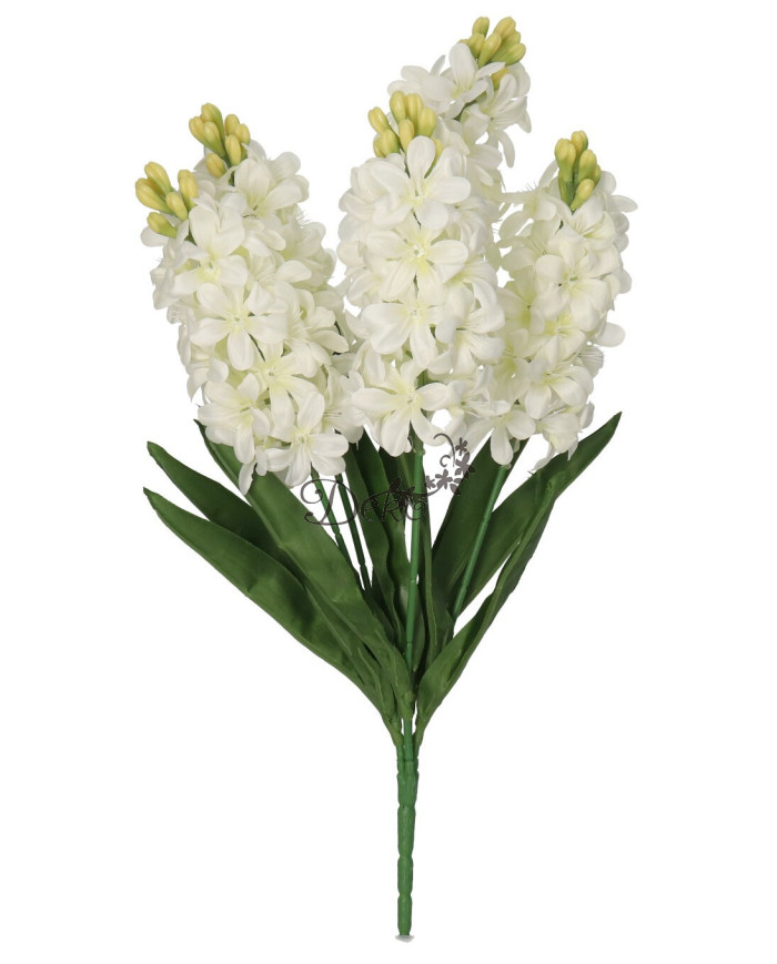 Hiacynty w bukiecie sztuczne kwiaty jak żywe 49cm