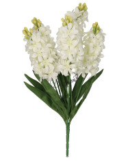 Hiacynty w bukiecie sztuczne kwiaty jak żywe 49cm