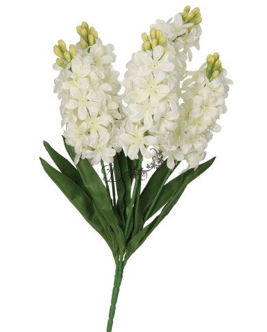 Hiacynty w bukiecie sztuczne kwiaty jak żywe 49cm