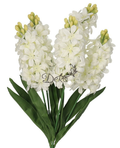 Hiacynty w bukiecie sztuczne kwiaty jak żywe 49cm