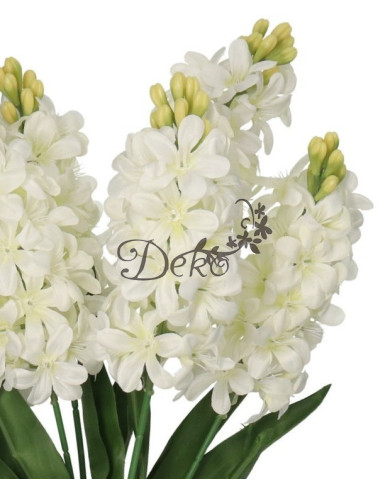 Hiacynty w bukiecie sztuczne kwiaty jak żywe 49cm