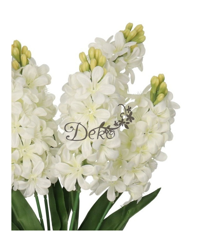 Hiacynty w bukiecie sztuczne kwiaty jak żywe 49cm