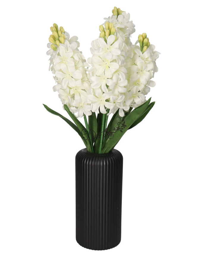 Hiacynty w bukiecie sztuczne kwiaty jak żywe 49cm