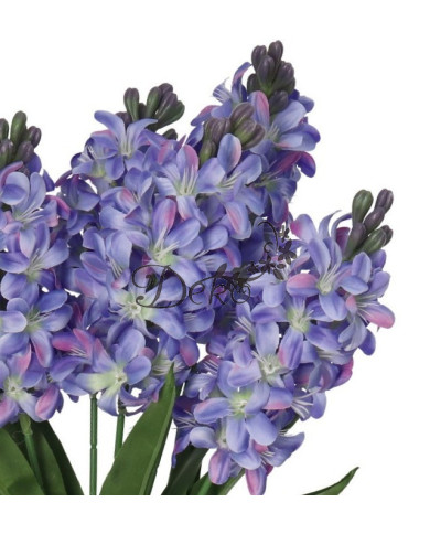 Hiacynty w bukiecie sztuczne kwiaty jak żywe 49cm