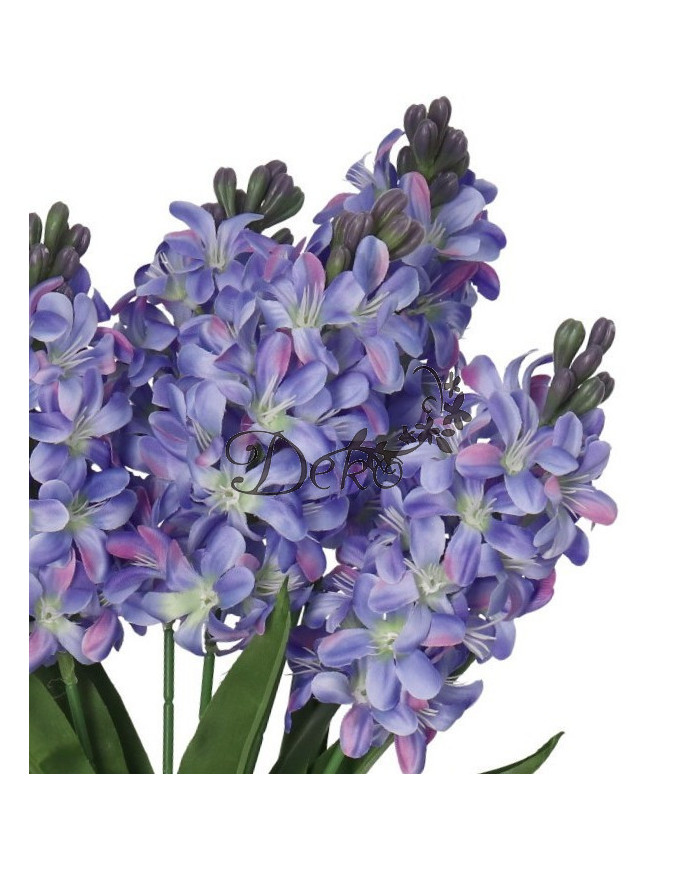 Hiacynty w bukiecie sztuczne kwiaty jak żywe 49cm