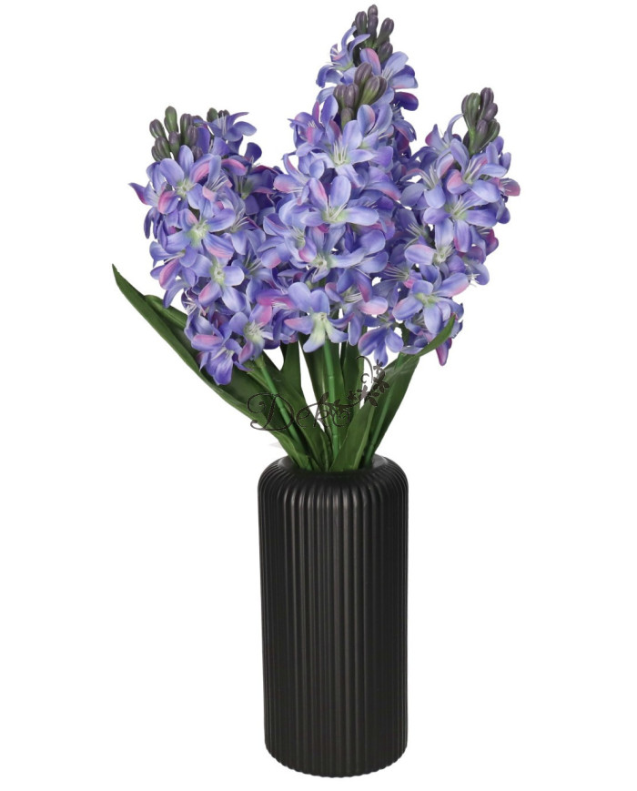 Hiacynty w bukiecie sztuczne kwiaty jak żywe 49cm
