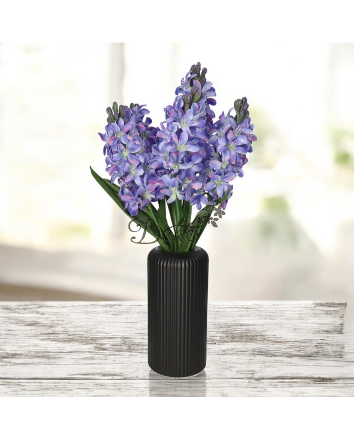 Hiacynty w bukiecie sztuczne kwiaty jak żywe 49cm
