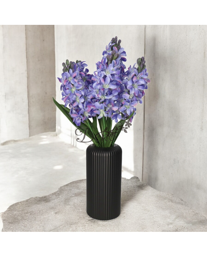 Hiacynty w bukiecie sztuczne kwiaty jak żywe 49cm
